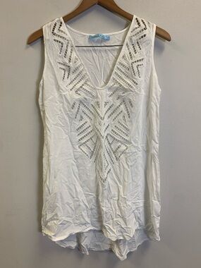 Solitaire Swim V-Neck Swim Coverup Tunic